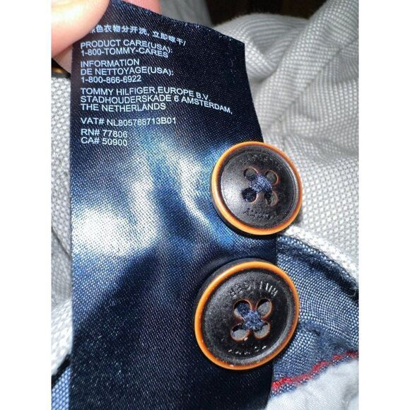 Tommy Hilfiger Custom Fit Coupe Sur Measure Mens Shorts  Size 38 - Picture 11 of 12